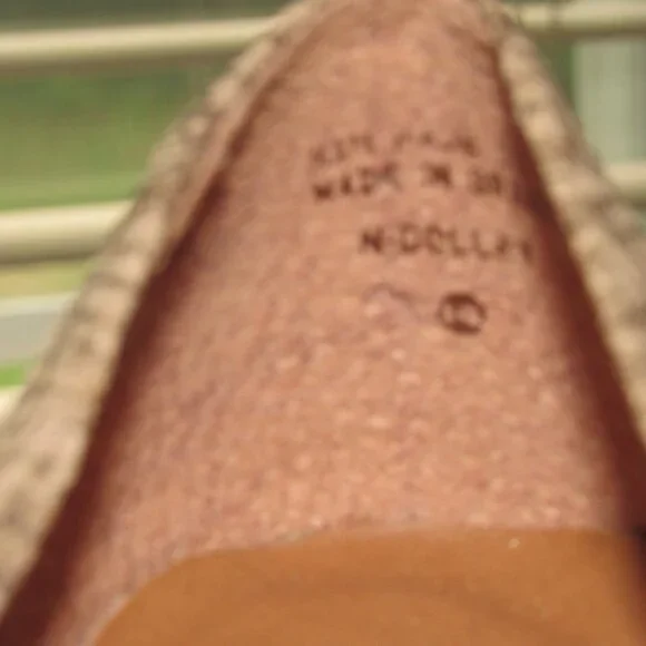 Nine West Dolley Snakeskin Peep-Toe D’Orsay Pumps – Size 8.5 M, Y2K Cottagecore - Picture 8 of 10